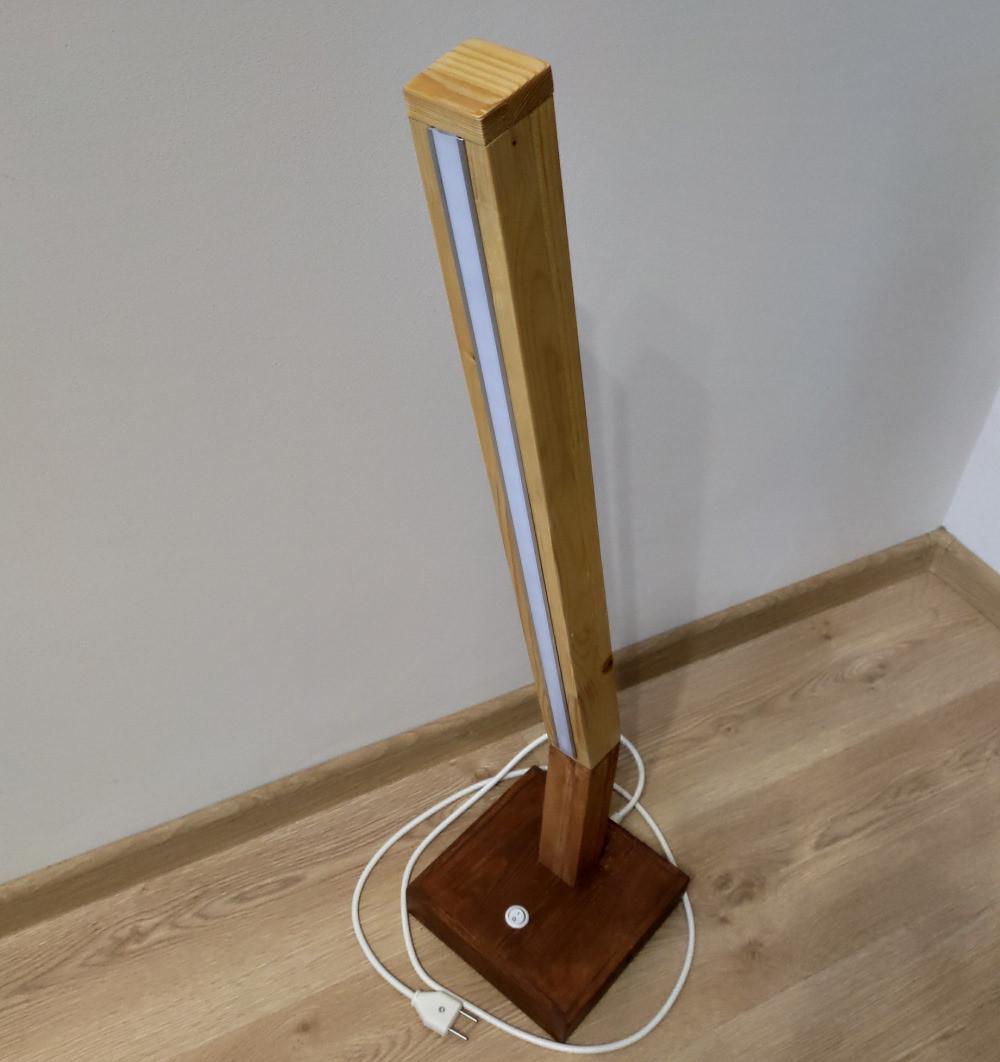 Торшер напольный Лофт деревянный (2086886636) - фото 8 Торшер напольный Лофт деревянный (2086886636) - фото 8