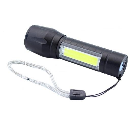 Фонарик светодиодный аккумуляторный Xiamen COB 3 Вт 350Lm USB (PH050713)