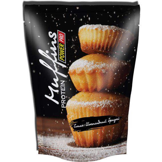 Заменитель питания Power Pro Muffins Protein 600 г 12 порций Шоколадный брауни