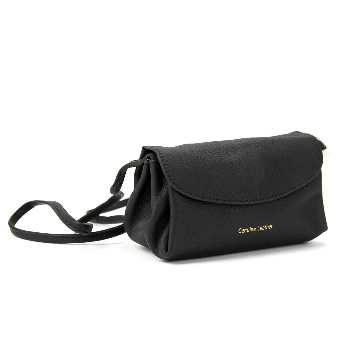 Жіноча сумка Royal Bag A25F-W-616A шкіряна Чорний (6945)