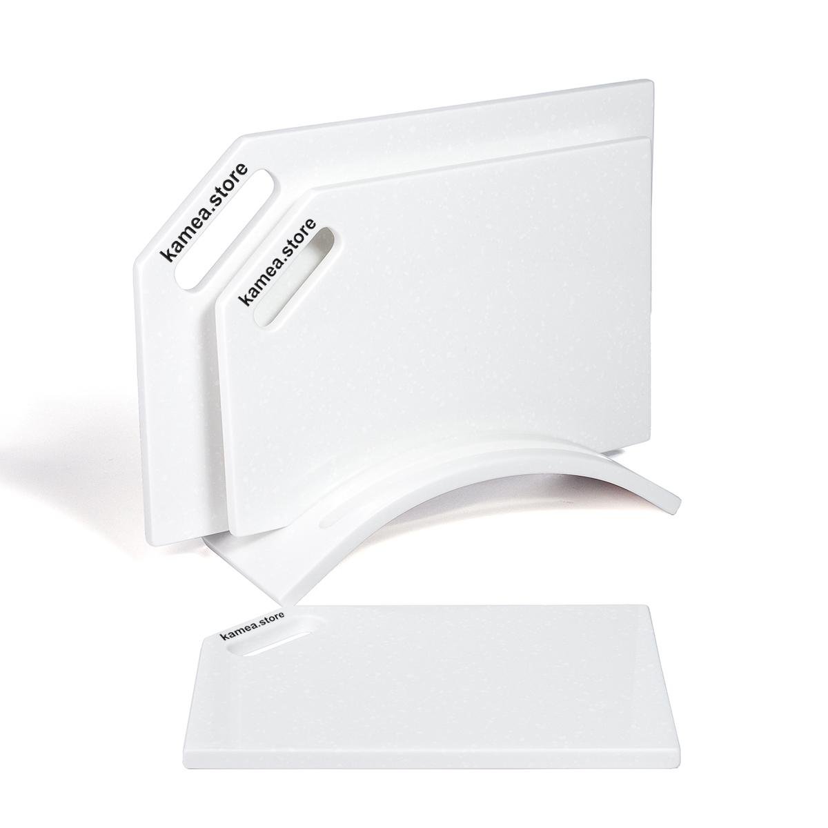 Набір дощок кухонних Kamea із штучного каменю Arctic Ice - фото 2 Набір дощок кухонних Kamea із штучного каменю Arctic Ice - фото 2