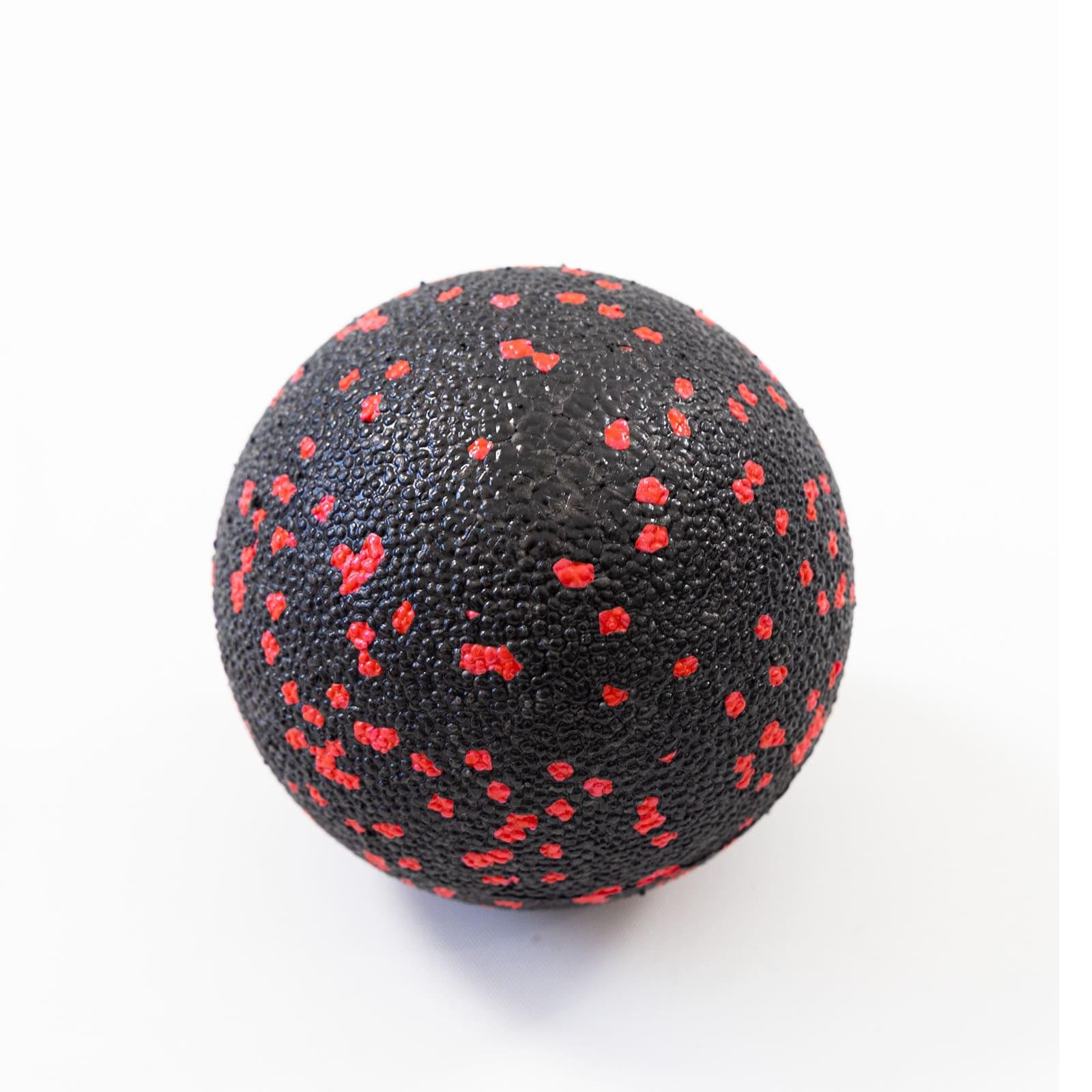 М'яч-масажер OSPORT EPP для спини/шиї/ніг 8 см Чорно-червоний (OF-0280)