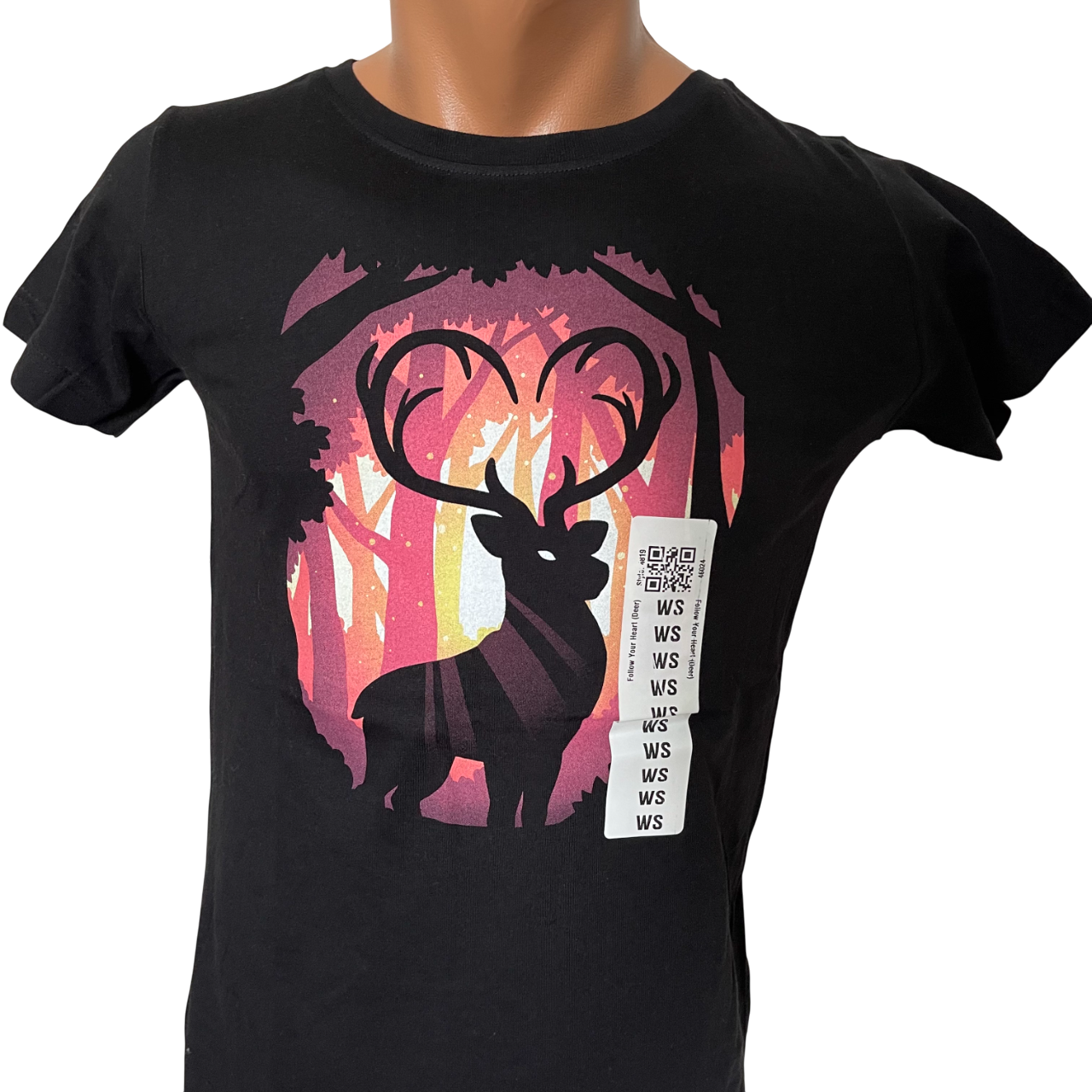 Футболка унісекс TeeTurtle бавовна WS Чорний (28307502)