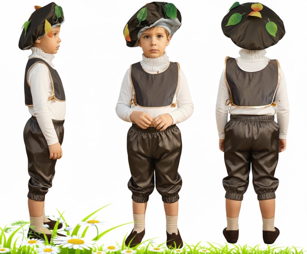 Карнавальный костюм детский Гриб-Боровик 92-98 см (28769427) - фото 3