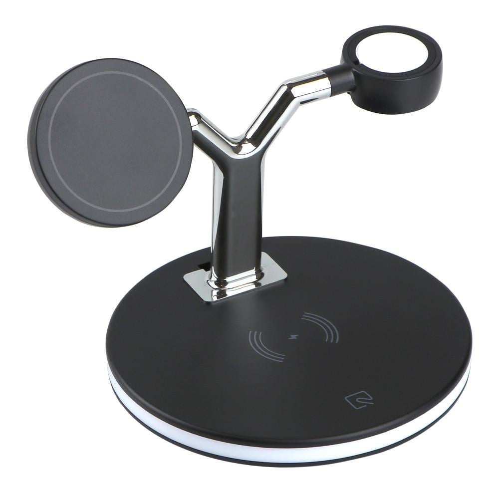 Зарядний пристрій бездротовий JJT-970 с MagSafe 25W Чорний (2860300112)