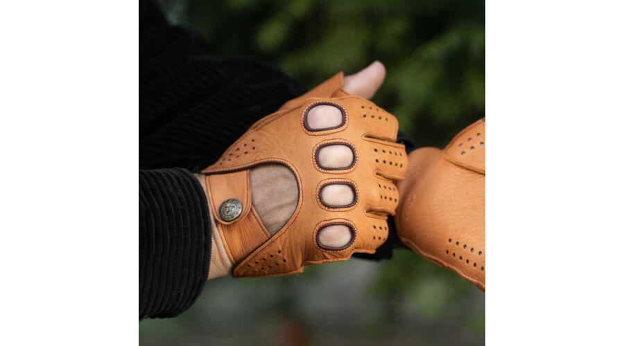 Рукавички мітенки чоловічі Alpa Gloves 1015-18 автомобільні натуральна шкіра р. 9 Коричневий (28584485) - фото 4 Рукавички мітенки чоловічі Alpa Gloves 1015-18 автомобільні натуральна шкіра р. 9 Коричневий (28584485) - фото 4