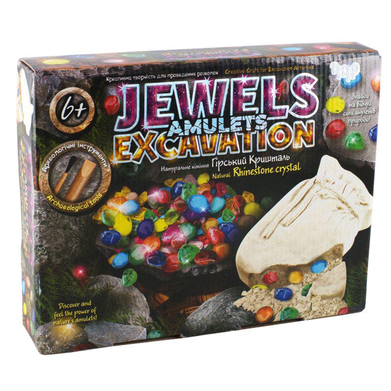 Набор для проведения раскопок JEWELS AMULETS EXCAVATION Горный хрусталь