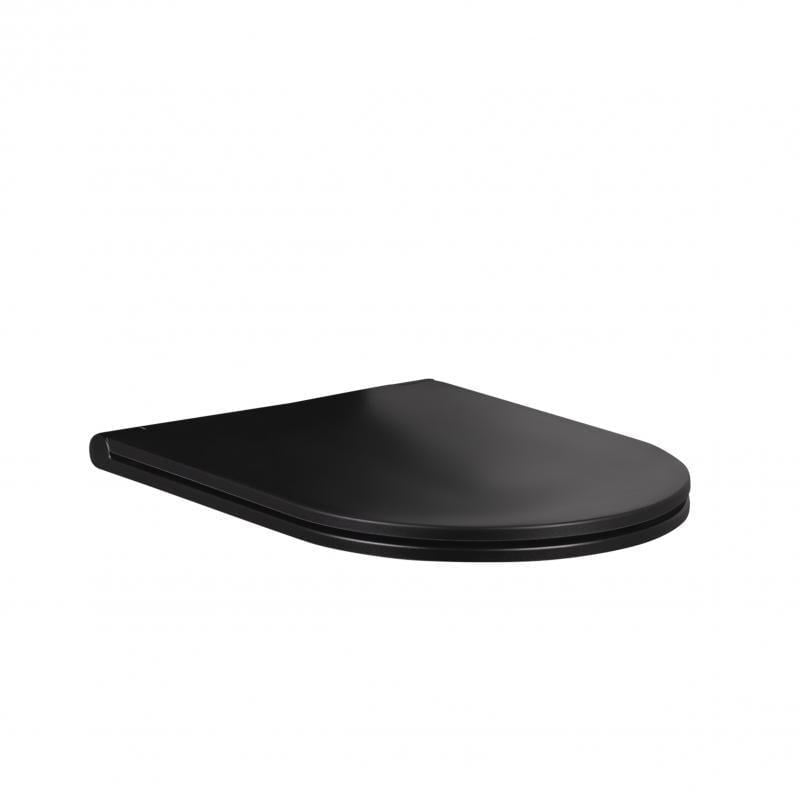 Сидения для унитаза Qtap Robin Scorpio QT99HY2049MB с микролифтом Slim (FRRS00046076)