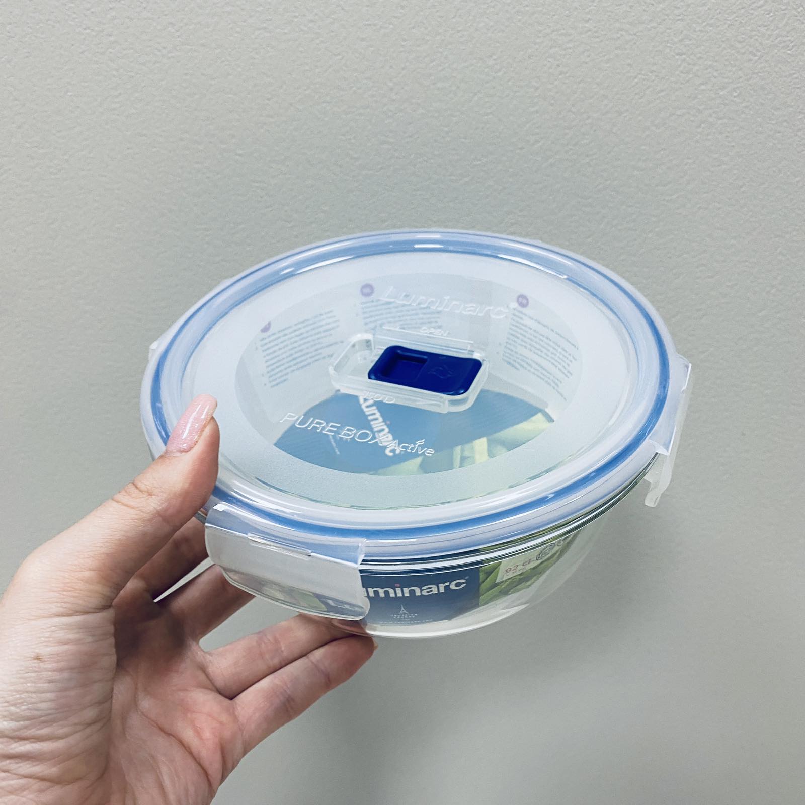 Контейнер круглий Luminarc Pure Box Active P3555 скляний 920 мл (66b1c58b252e696bca046e7e) - фото 5