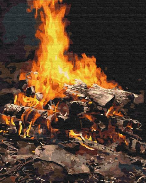 Картина по номерам Brushme Костер 40х50 см в термопакете (BS21741)