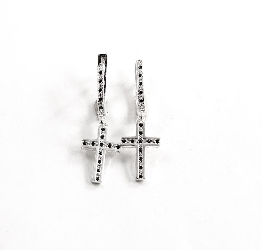 Серьги серебряные с фианитами Maxi Silver 9500 (89500)
