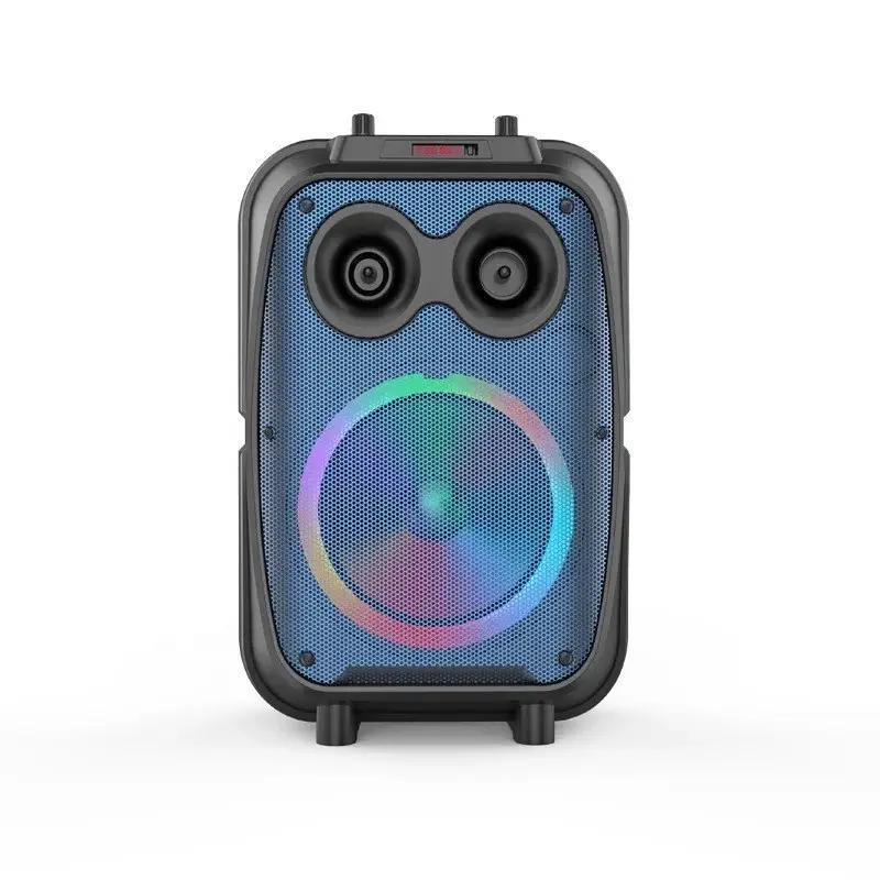 Портативная колонка ZQS8120 8" RGB чемодан с караоке 3000 mAh 20 Вт микрофон Черный