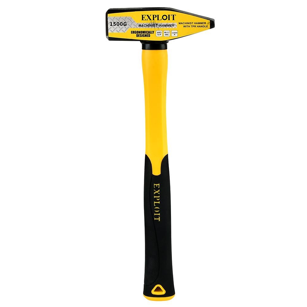Молоток слесарный EXPLOIT R32148-1500 сталь/пластик 1,5 кг Желто-черный (616557) Молоток слесарный EXPLOIT R32148-1500 сталь/пластик 1,5 кг Желто-черный (616557)