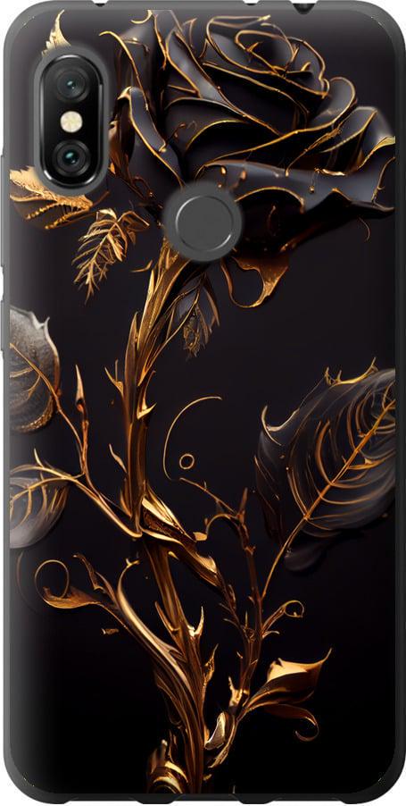 Чехол на Xiaomi Redmi Note 6 Pro Роза 3 (5552t-1551-42517)