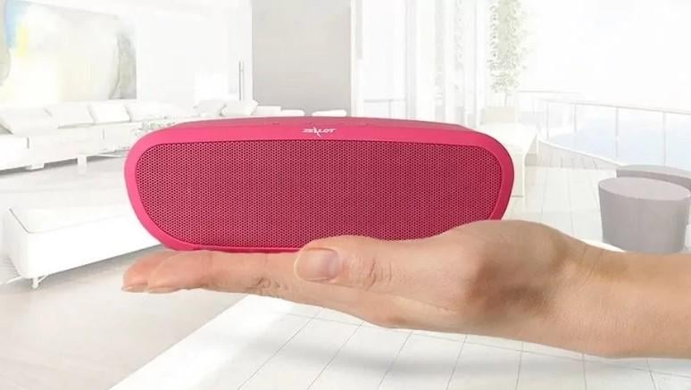 Колонка Zealot S9 Bluetooth Pink - фото 5