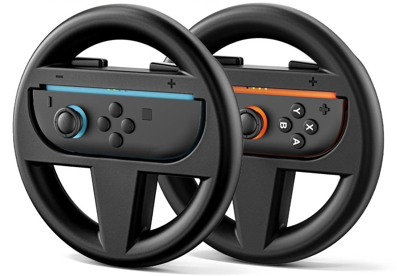 Руль для Nintendo Switch 2 для гоночных игр Mario Kart 2 шт.