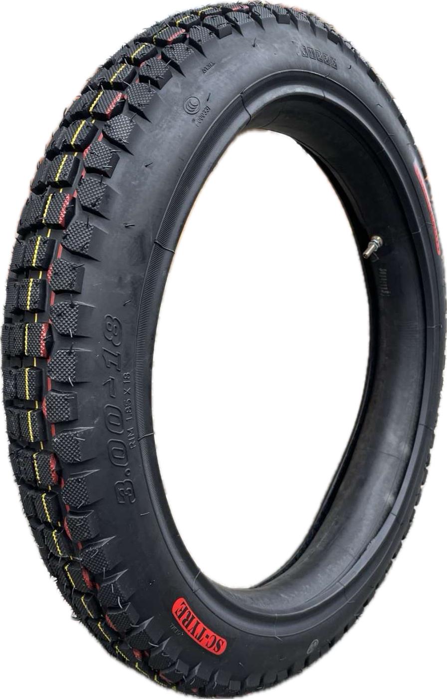 Мотошина SC-Tyre R18 3.00-18 з камерою на мотоцикл Ява/Хонда/Іж/Мінськ (960498319)