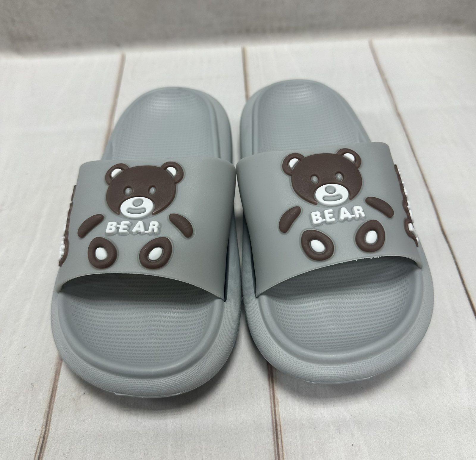 ᐉ Шлепанцы детские luck Line bear р. 35 23 см Серый (18207174) • Купить ...