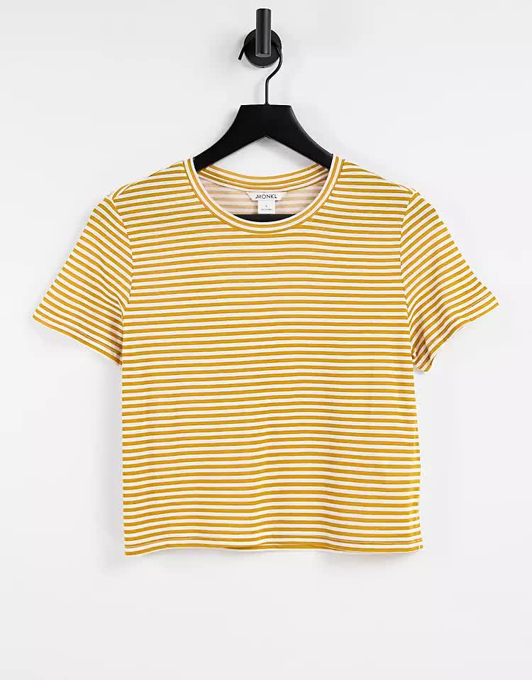 Футболка Monki M Желтый (5625099b50)