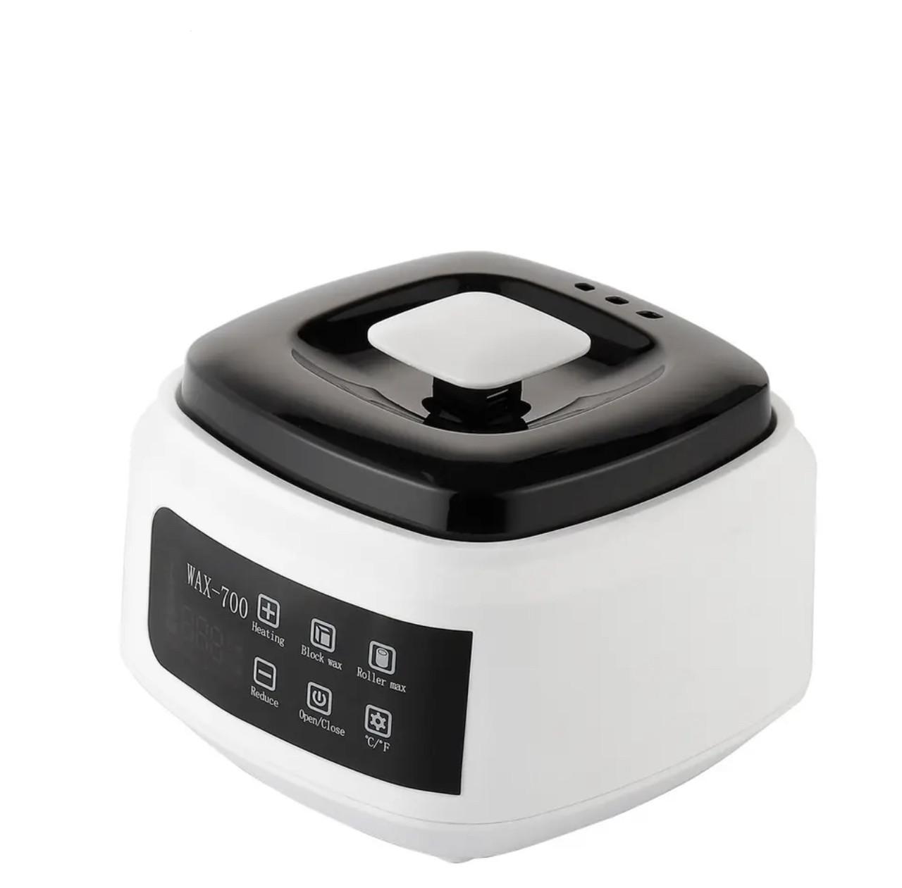 Воскоплав баночный ProWax-700 для депиляции с дисплеем 450 мл 120 Вт Белый Воскоплав баночный ProWax-700 для депиляции с дисплеем 450 мл 120 Вт Белый