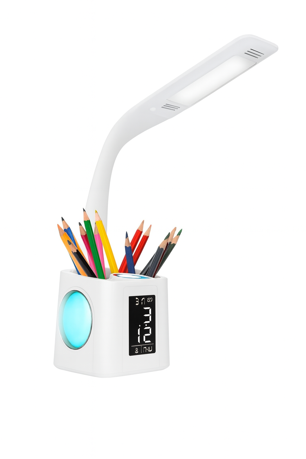 Лампа Anleitung T188-1 LED сенсорна з годинником і регулюванням яскравості