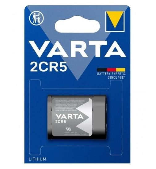 Батарейка Varta 2CR5 1600 mAh 3-6V 1 шт. (26938366)