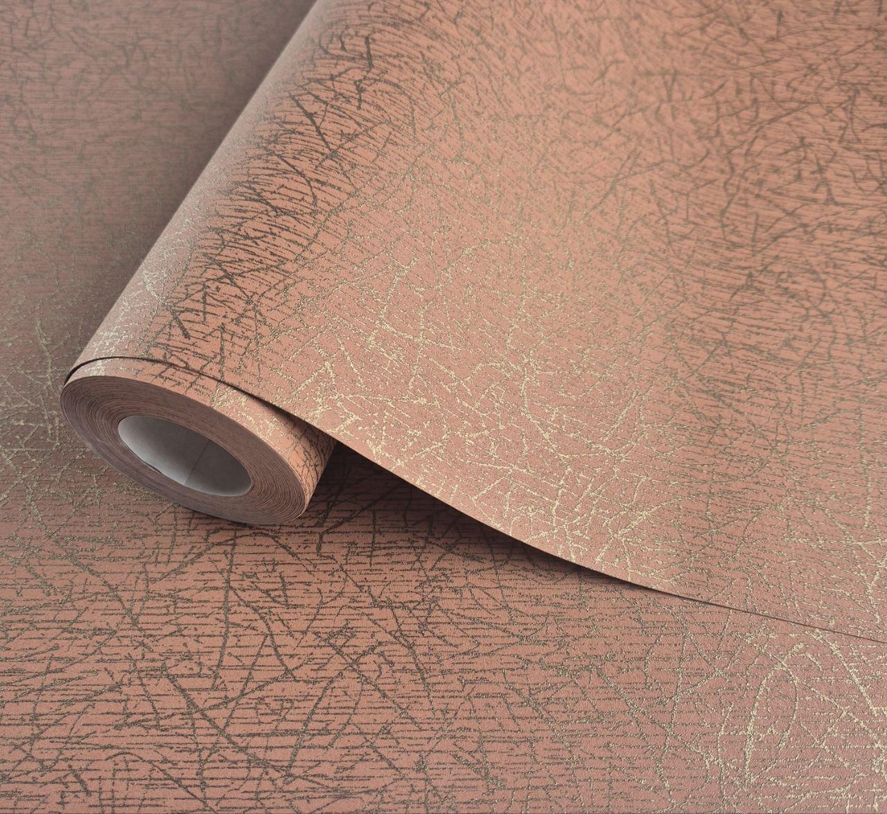 Обои виниловые на флизелиновой основе для спальни/гостиной/кабинета Marburg 58132 0,53х10,05 м Коричневый (2785922161)