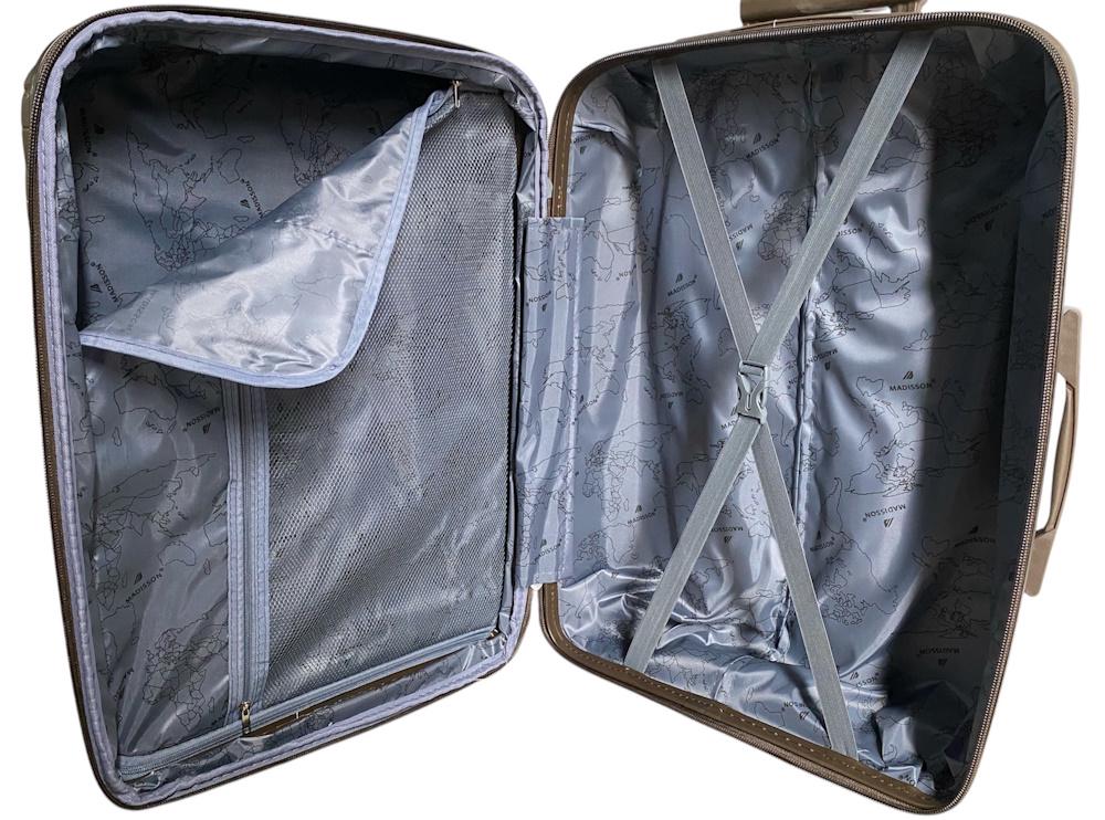 Валіза мала для ручної поклажі Madisson Snowball 51203 поліпропілен S Коричневий - фото 7