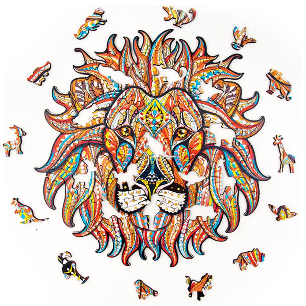 Пазл дерев'яний Alien Puzzle Lesko QJ-269 Lion (1378860) Пазл дерев'яний Alien Puzzle Lesko QJ-269 Lion (1378860)