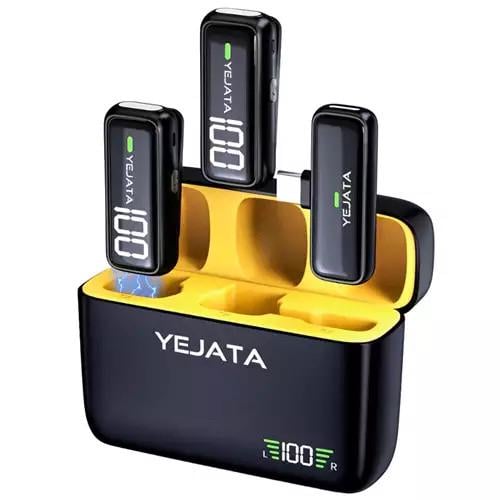 Микрофонная радиосистема YEJATA Wireless Microphone 2A3XK-K6 с 2 беспроводными микрофонами и приемником Микрофонная радиосистема YEJATA Wireless Microphone 2A3XK-K6 с 2 беспроводными микрофонами и приемником