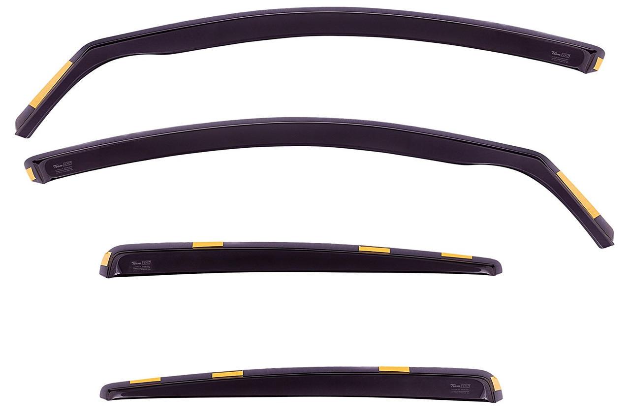 Дефлекторы окон вставные Opel Astra H 2004-2009 4D Sedan 25381 (12697171)