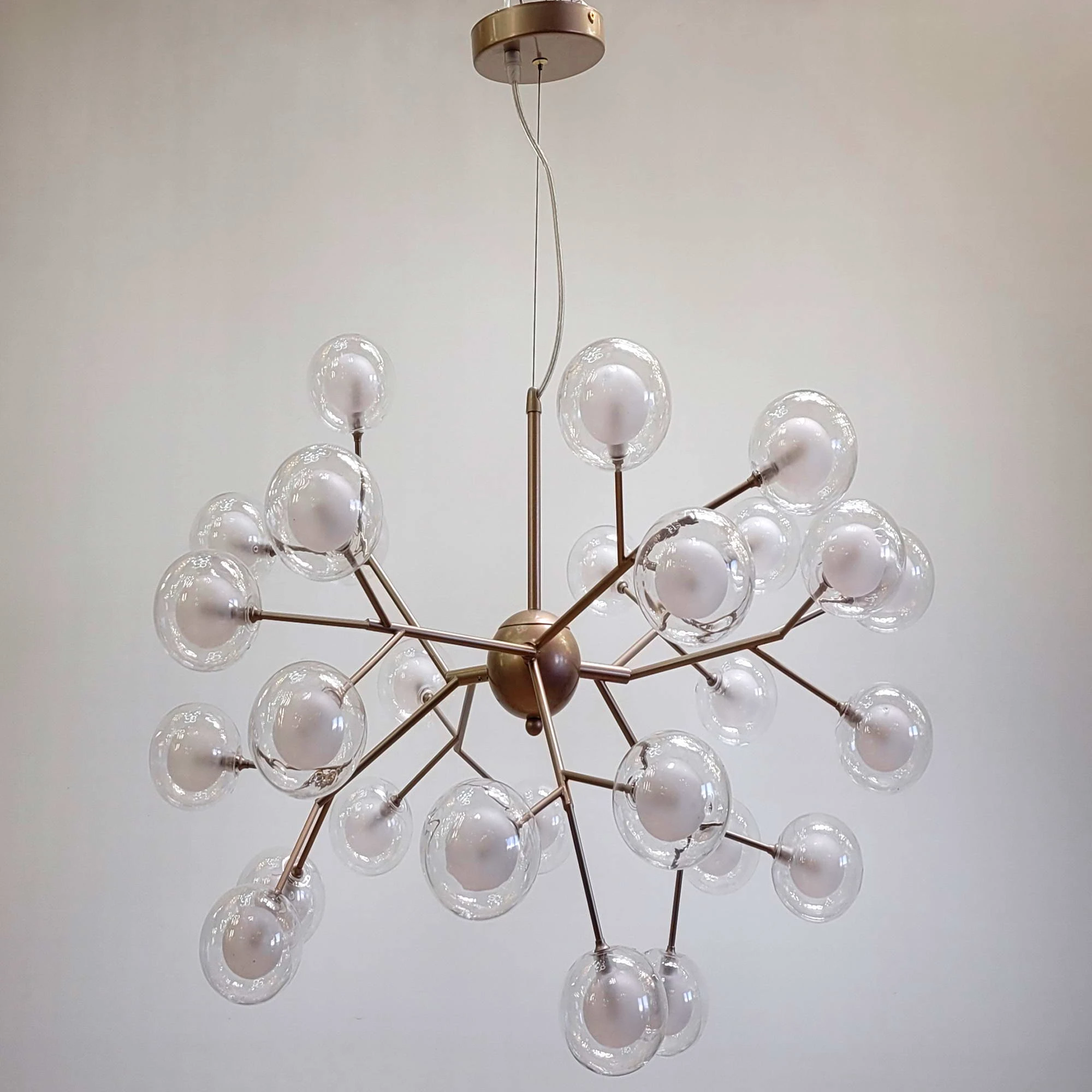 Люстра Crystal Atom 27 ламп G4 220V лампы в комплекте (20170/27RG)