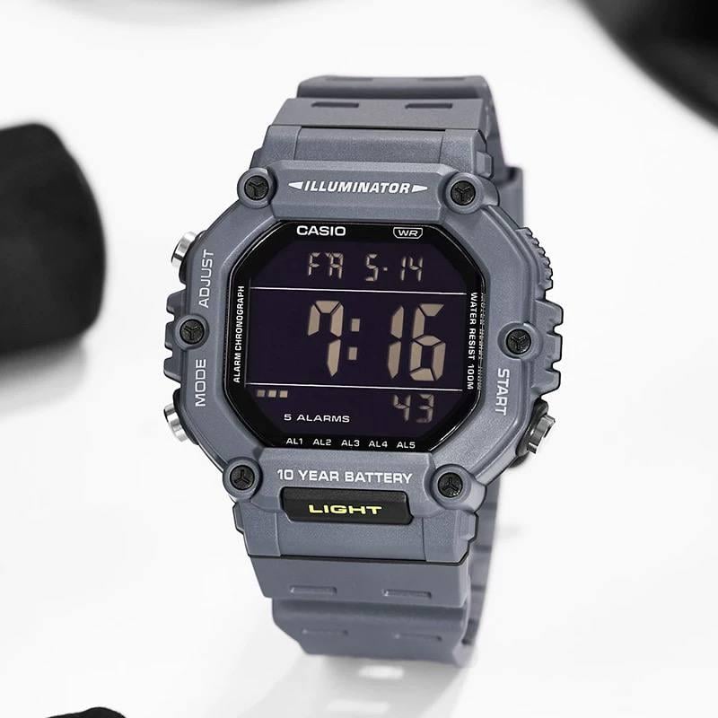 Наручные часы мужские Casio AE-1600H-8BVEF можно плавать d 50 мм (AE-1600H-8BVEF) - фото 4 Наручные часы мужские Casio AE-1600H-8BVEF можно плавать d 50 мм (AE-1600H-8BVEF) - фото 4
