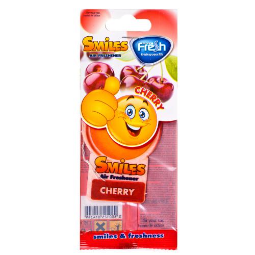 Освежитель воздуха сухой лист Fresh Way SMILES DRY Cherry (00000032004)
