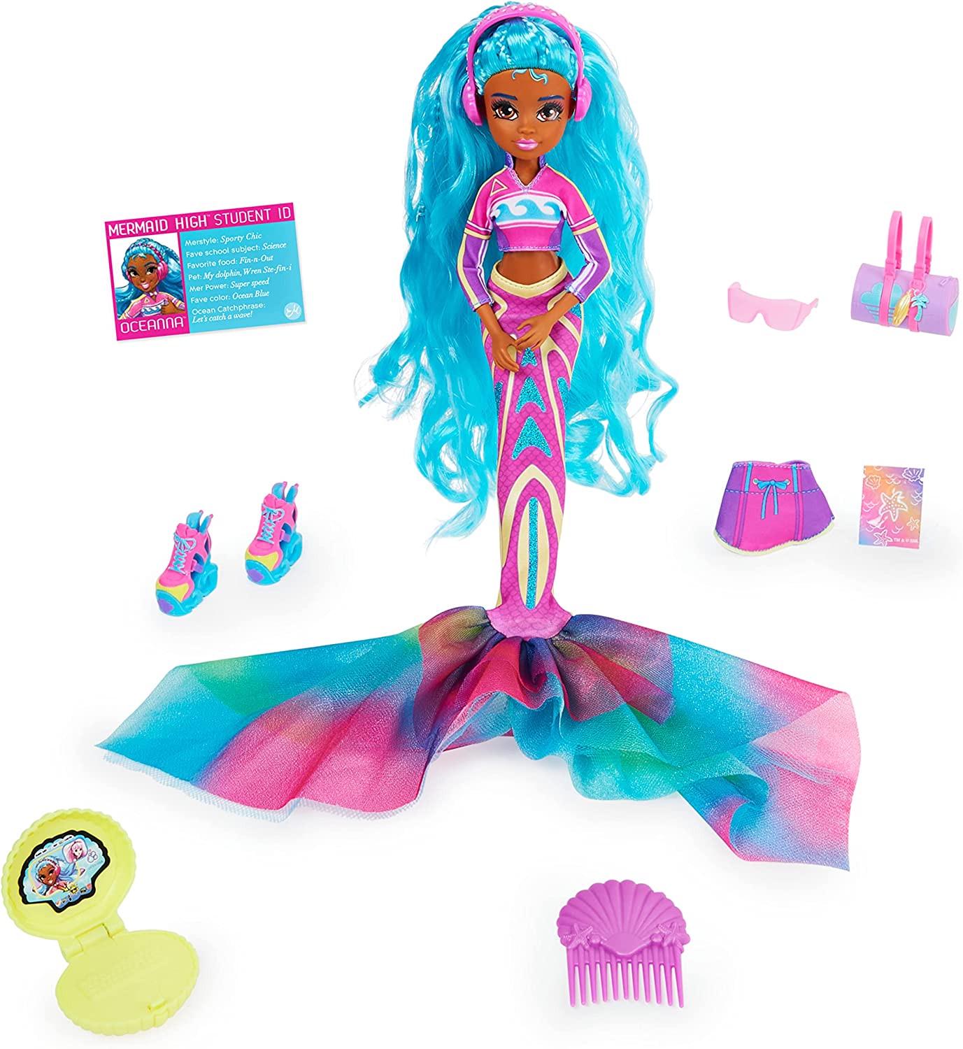 Кукла Mermaid High Oceanna Deluxe Doll 27 см (MMH04) - фото 1