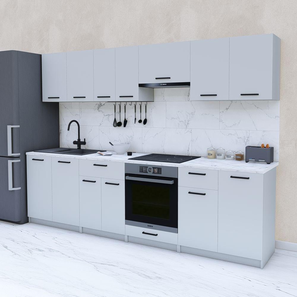 Готовая кухня линейная 2,8 м (МП32) - фото 1 Готовая кухня линейная 2,8 м (МП32) - фото 1