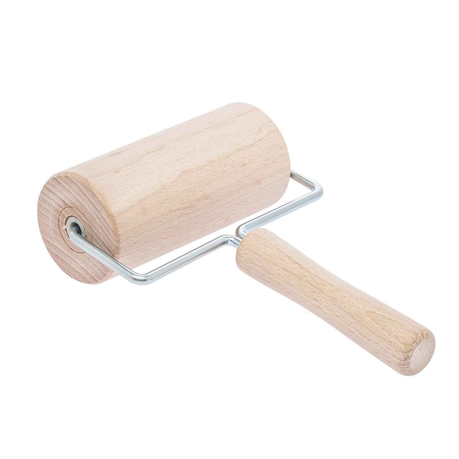 Валик ролик деревянный для раскатки теста 19 см (86357)