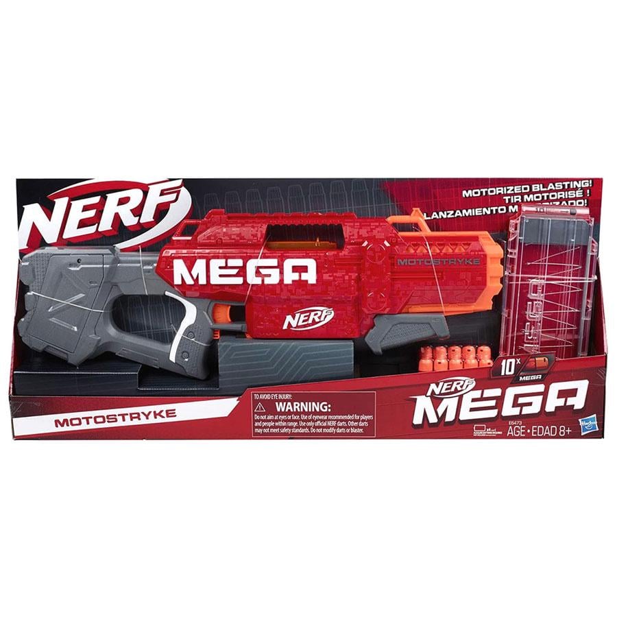 Бластер Nerf Mega Motostryke (E6473) - фото 2 Бластер Nerf Mega Motostryke (E6473) - фото 2