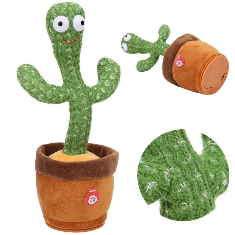 Інтерактивна іграшка Танцюючий кактус українська озвучка (AWN-00390) - фото 3 Інтерактивна іграшка Танцюючий кактус українська озвучка (AWN-00390) - фото 3