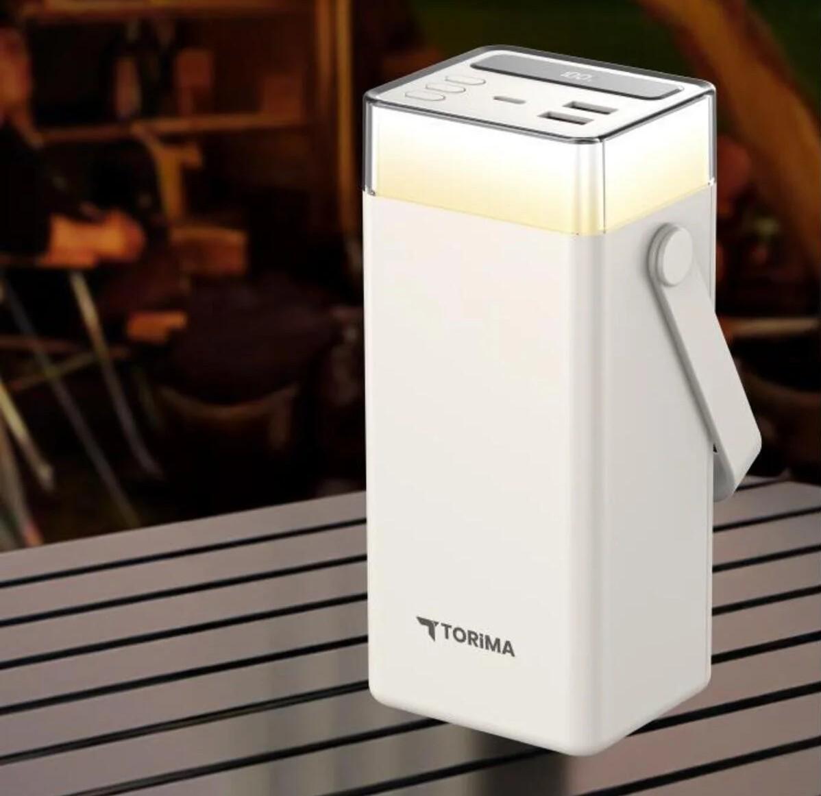 Повербанк Torima TRM-1041 40000 mAh Type-C Lightning 22,5 Вт с быстрой зарядкой RGB LED White (jz-TRM1041) - фото 5 Повербанк Torima TRM-1041 40000 mAh Type-C Lightning 22,5 Вт с быстрой зарядкой RGB LED White (jz-TRM1041) - фото 5