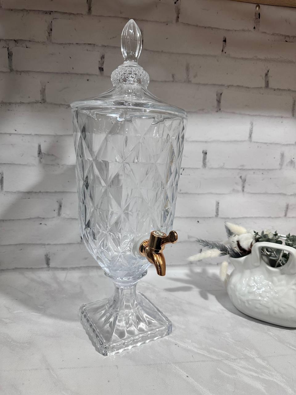 Лимонадница стеклянная TS Kitchen HP4172 стекло 3л Прозрачный (HP4172) - фото 2