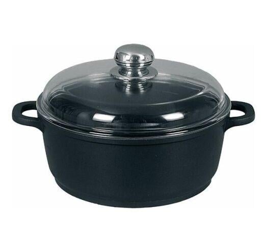 Каструля Maestro Cast MR-4616C зі скляною кришкою 16 см 1 л (NA000171)