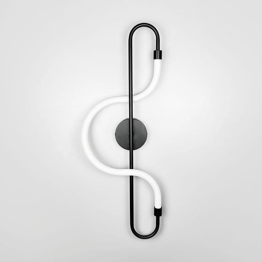 Бра с акриловым рассеивателем 65 см Черный (W 030/600 BK)