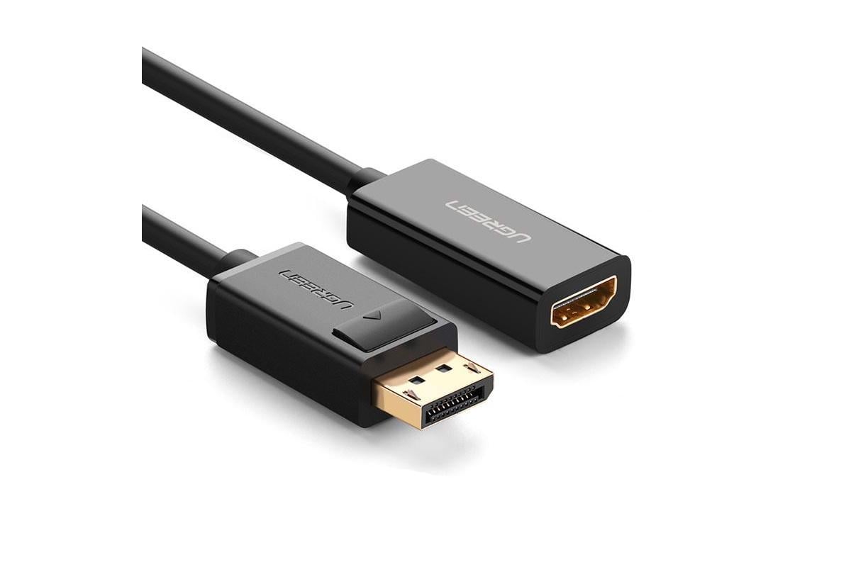 Переходник UGREEN ММ137 DisplayPort to HDMI Black (40362)