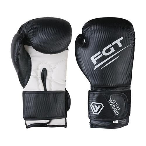 Перчатки боксерские FGT Cristal EDITION Flex 12oz Черный/Белый (FT-2156/10-4682) Перчатки боксерские FGT Cristal EDITION Flex 12oz Черный/Белый (FT-2156/10-4682)