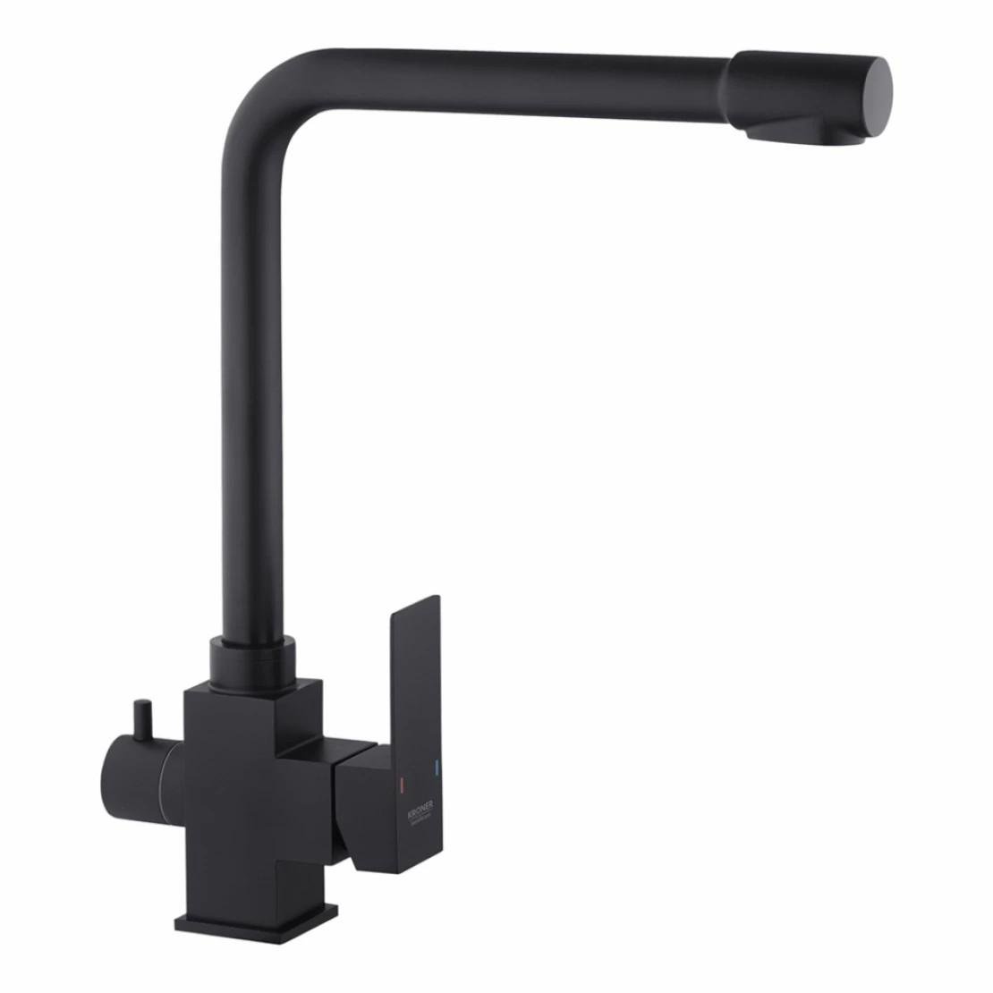 Смеситель для кухни с подключением к фильтру Kroner KRP Edelstahl Kubus SCH03810 (CV027939)