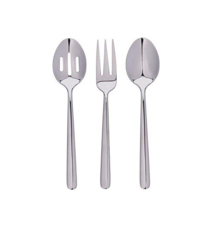 Набор столовых приборов DUKA TROPEA 3 шт. Серебристый (1217453)