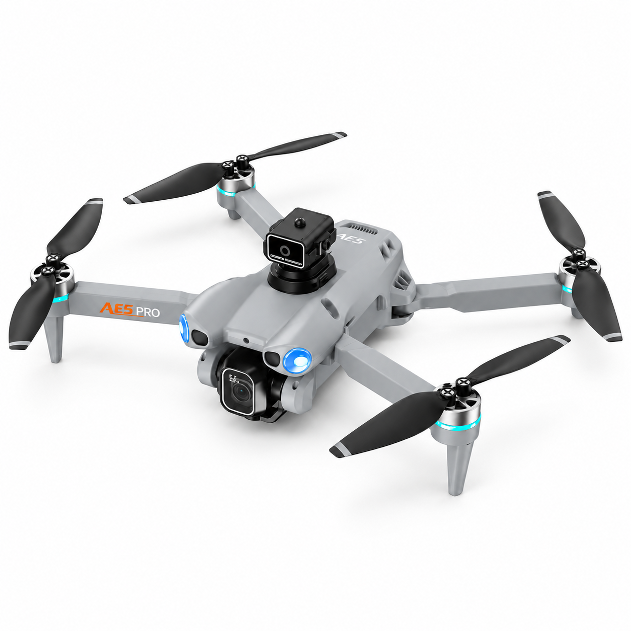 Дрон дитячий AE5 Pro складаний з 4K камерою/GPS-навігацією та FPV-передачею