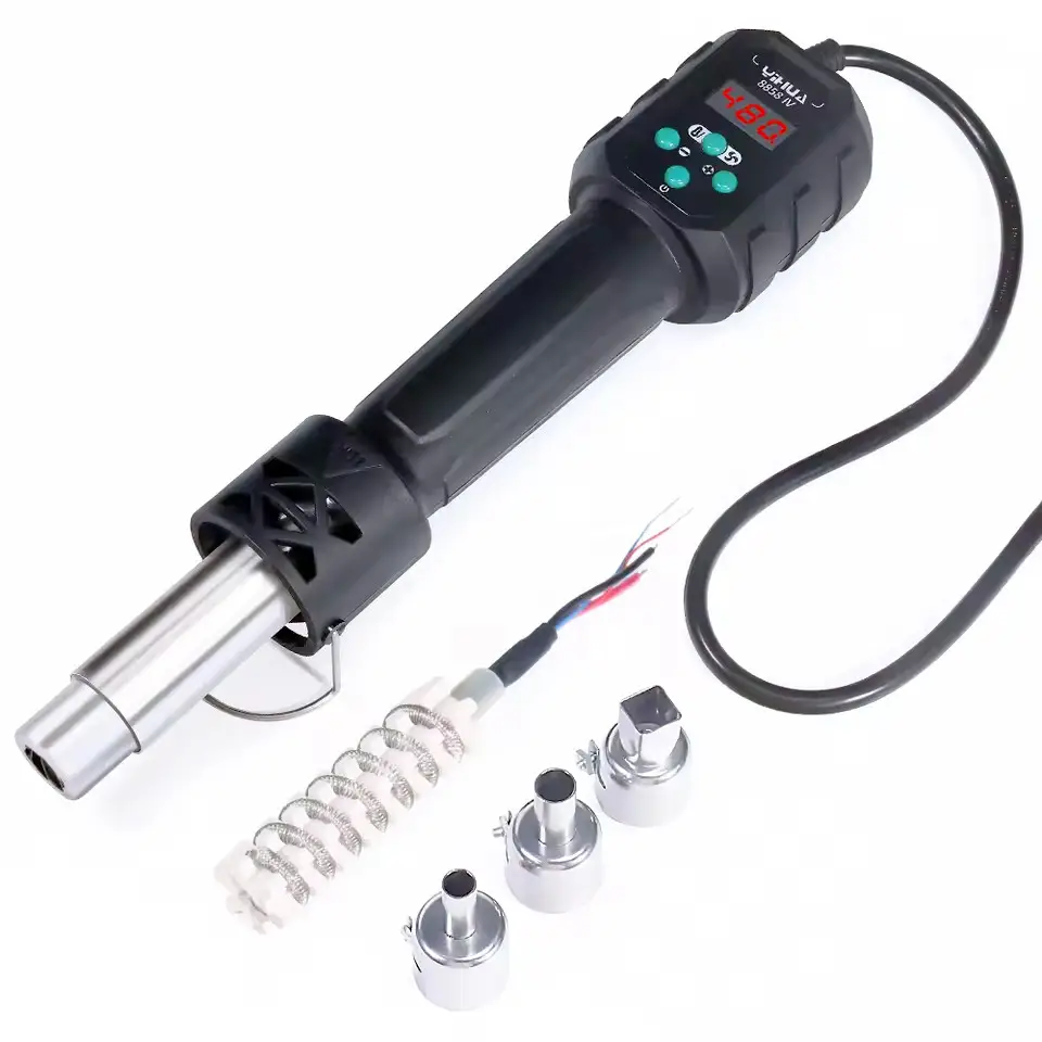 Паяльный фен Yihua 8858 IV 500° 700 Вт и 3 насадки
