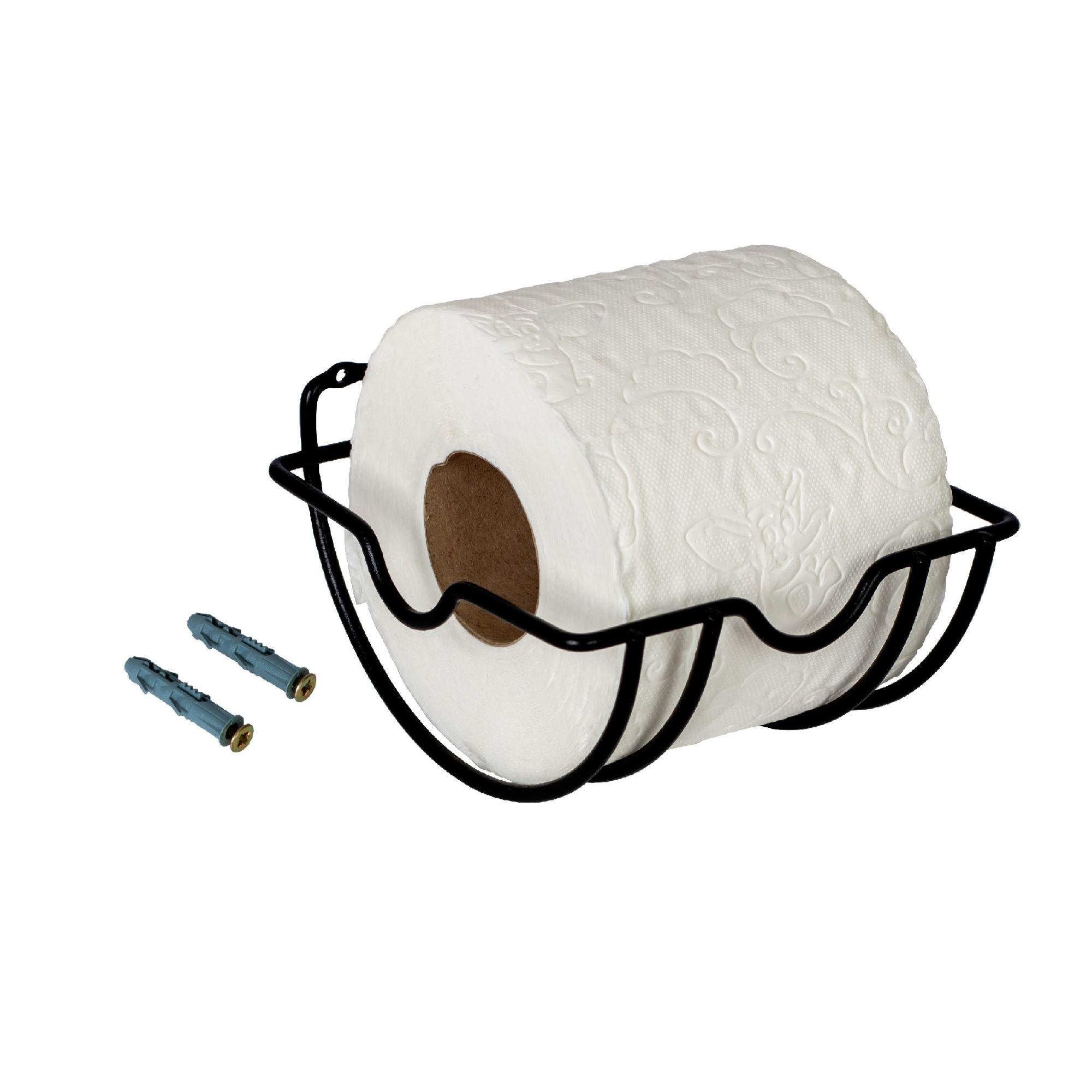 Держатель туалетной бумаги U Черный (L3806BK)